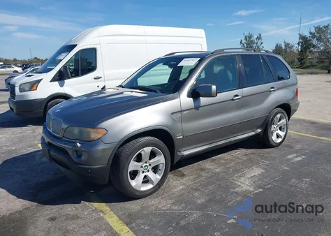 2006 BMW X5 4.4I z USA, uszkodzony, nr VIN 5UXFB53506LV24165